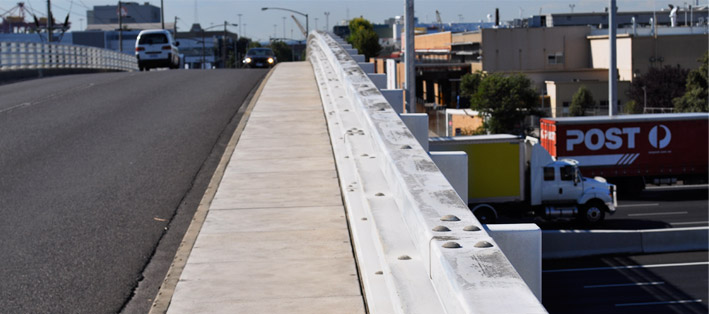 Salmon St bridge panels